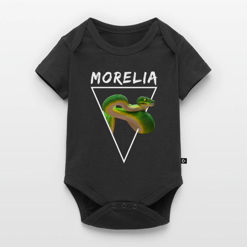 Arbre vert Python Morelia Viridis Propriétaire de serpent Body à manches courtes Premium Bébé