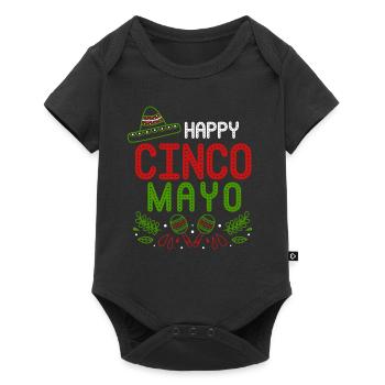Cinco De Mayo Mexican Fiesta Sombrero - Baby Premium short-sleeve bodysuit - black - Front