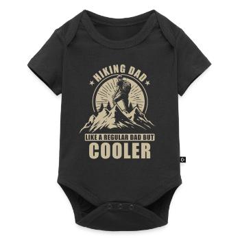 Randonneur Papa - Body à manches courtes Premium Bébé - noir - Devant