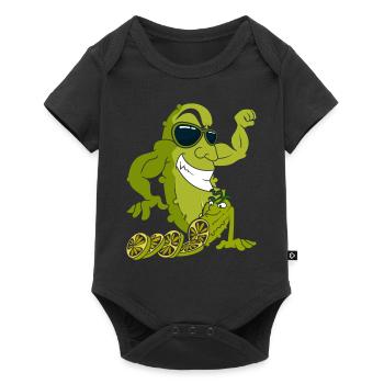 Cucumber - Baby Premium short-sleeve bodysuit - black - Front