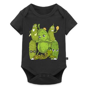 Cucumber - Baby Premium short-sleeve bodysuit - black - Front
