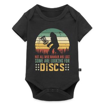 Drôle de Disc Golf Bigfoot Cadeau - Body à manches courtes Premium Bébé - noir - Devant