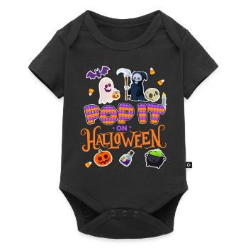 Pop Halloween | Halloween Costume | Halloween - Baby Premium short-sleeve bodysuit - black - Front
