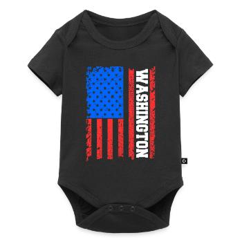 Horizon de Washington - Body à manches courtes Premium Bébé - noir - Devant