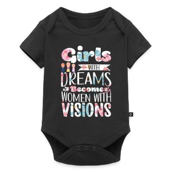 Feminist Women's Rights Female - Baby Premium short-sleeve bodysuit - black - Front