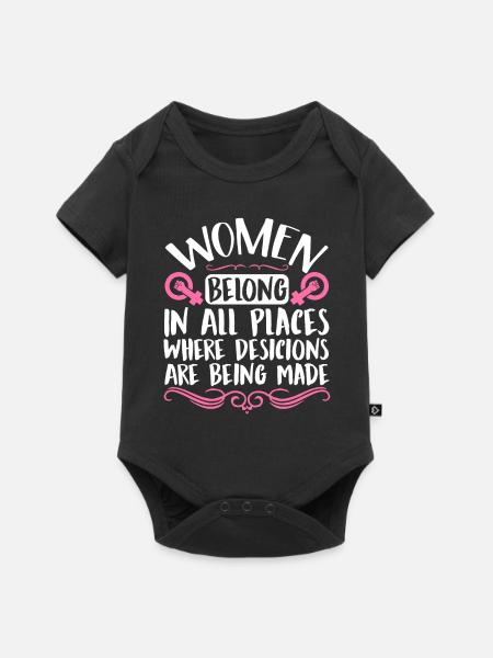 Feminist Womens Rights Female - Baby Premium Kurzarmbody - Schwarz