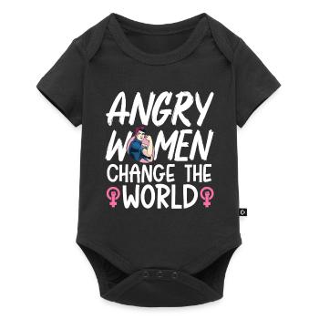 Feminist Women's Rights Female - Baby Premium short-sleeve bodysuit - black - Front