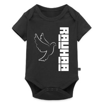Rauhaa Peace Ukraine - Baby Premium short-sleeve bodysuit - black - Front