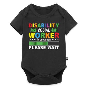 Disability Social Worker In Progress - Baby Premium short-sleeve bodysuit - black - Front