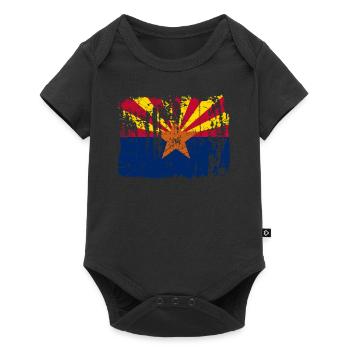 Love arizona Usa drapeau cadeau - Body à manches courtes Premium Bébé - noir - Devant