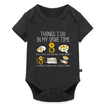 Sousaphone Gift Men Orchestra Big Band Tuba - Baby Premium short-sleeve bodysuit - black - Front