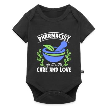 Pharmacien Technicien en pharmacie Cadeau de technicien - Body à manches courtes Premium Bébé - noir - Devant