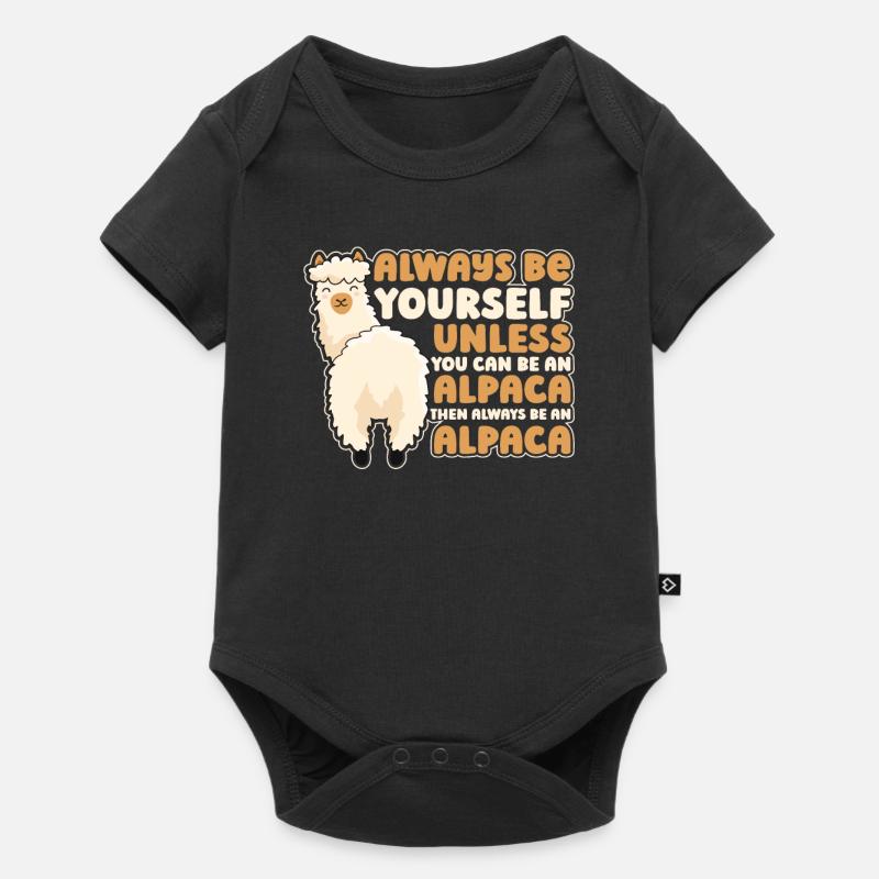 Always Be Yourself Unless You Can Be An Alpaca - Body à manches courtes Premium Bébé - noir