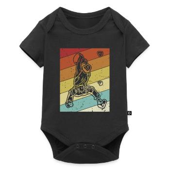 Bouldering Sport Free Indoor Speed Climber - Baby Premium short-sleeve bodysuit - black - Front