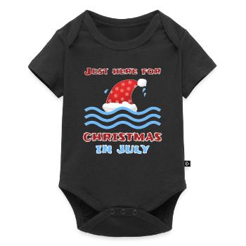 Christmas in July - Baby Premium short-sleeve bodysuit - black - Front