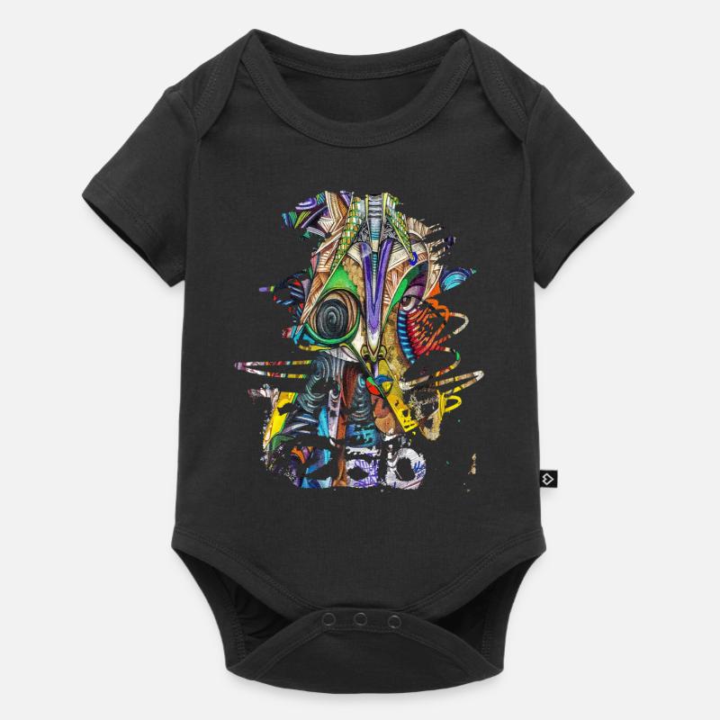 Graffiti art graffiti style graffiti Splash - Baby Premium short-sleeve bodysuit - black