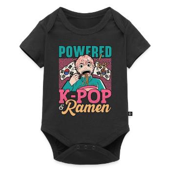 KPop Fashion Design pour un fan de bol de nouilles Ramen - Body à manches courtes Premium Bébé - noir - Devant