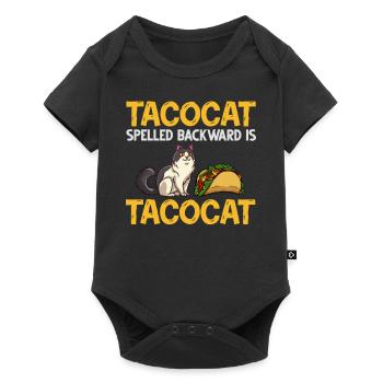 Tacocat Taco Cat Kitten Fast Food - Baby Premium short-sleeve bodysuit - black - Front