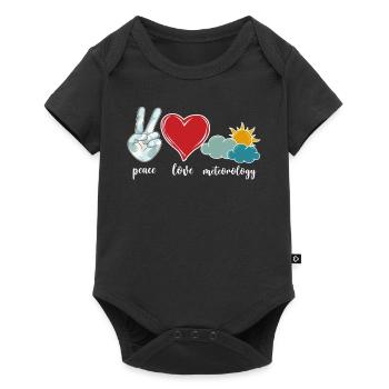 Meteorologist Weather Forecast - Baby Premium short-sleeve bodysuit - black - Front