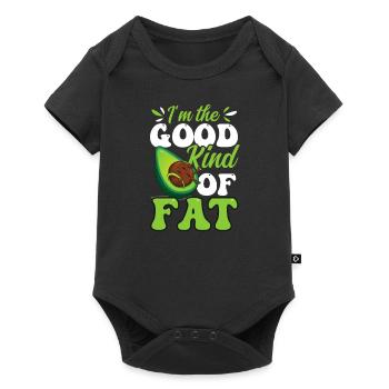 Avocado The Good Kind Of Fat - Baby Premium short-sleeve bodysuit - black - Front