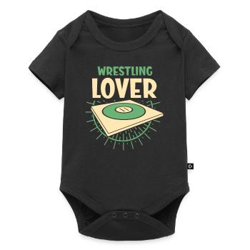 Wrestling Lovers Wrestling Wrestler Wrestler Wrestler - Baby Premium short-sleeve bodysuit - black - Front