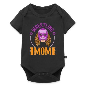Wrestling Mama Wrestling Wrestler Wrestling Wrestling - Baby Premium short-sleeve bodysuit - black - Front