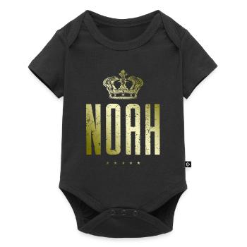 Noah - Baby Premium short-sleeve bodysuit - black - Front