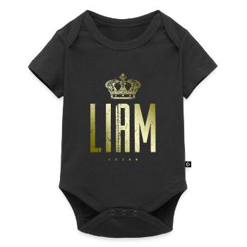 Liam - Body à manches courtes Premium Bébé - noir - Devant