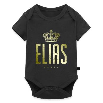 Elias - Body à manches courtes Premium Bébé - noir - Devant