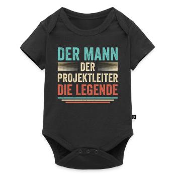 Der Mann Der Projektleiter Die Legende - Baby Premium Kurzarmbody - Schwarz - Vorne