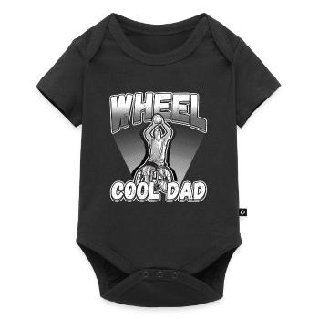 Handicap Wheelchair Design for an Amputation - Baby Premium Kurzarmbody - Schwarz - Vorne