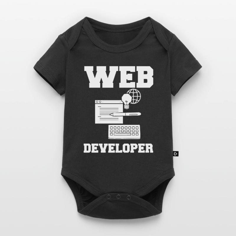 Développeur Web Developer Manager de développement Web Body à manches courtes Premium Bébé