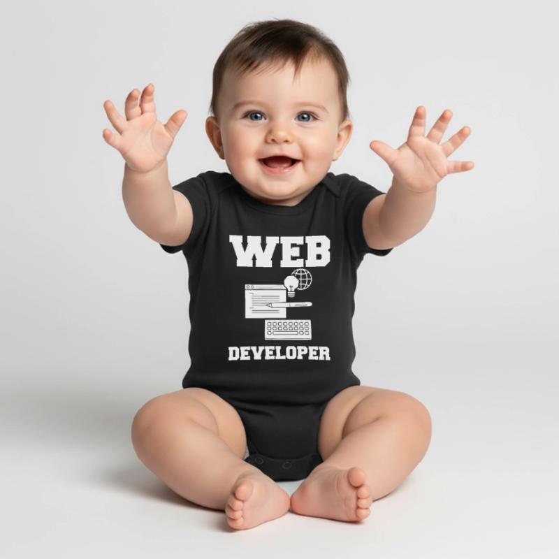 Web Development Web Developer Developer Manager Baby Premium short-sleeve bodysuit