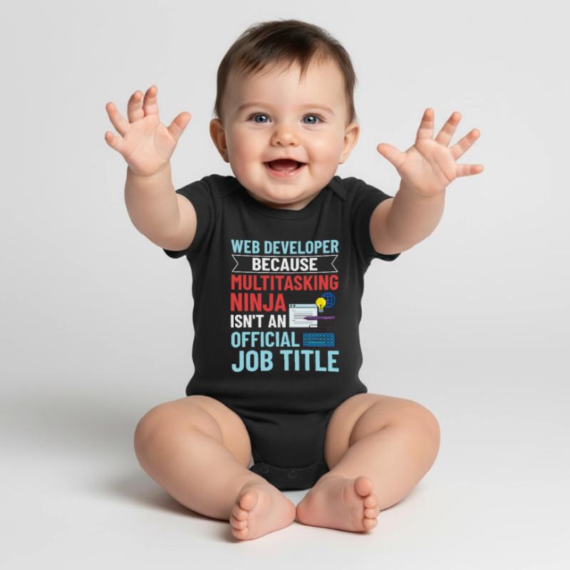 Web Development Web Developer Developer Manager Baby Premium short-sleeve bodysuit