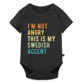 I'm not evil, my Swedish accent - Baby Premium short-sleeve bodysuit - black - Front