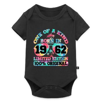 Unique Born 1962 Édition Limitée - Body à manches courtes Premium Bébé - noir - Devant