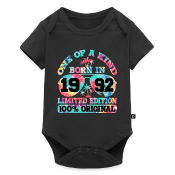 Unique Born 1992 Édition Limitée - Body à manches courtes Premium Bébé - noir - Devant