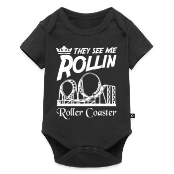 They See Me Roller Coaster - Baby Premium short-sleeve bodysuit - black - Front