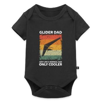 Planeur vintage Papa Comme Un Papa Normal Seulement Refroidisseur - Body à manches courtes Premium Bébé - noir - Devant