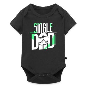 Single Parent Father Single Parent Papa Papi - Baby Premium short-sleeve bodysuit - black - Front