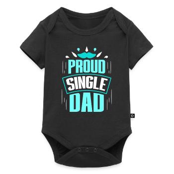 Proud Single Parent Single Parent Single Parent - Baby Premium short-sleeve bodysuit - black - Front