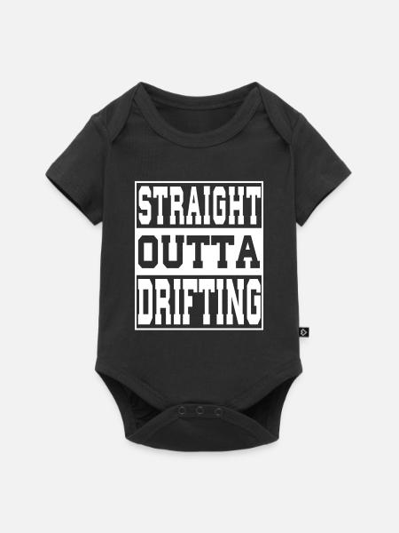 Drifting Spruch lustig - Baby Premium Kurzarmbody - Schwarz