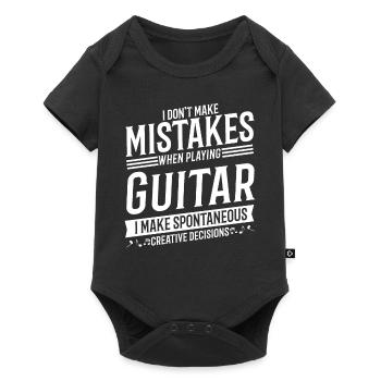 Guitar Player Musical Instrument Music Guitarist - Baby Premium short-sleeve bodysuit - black - Front