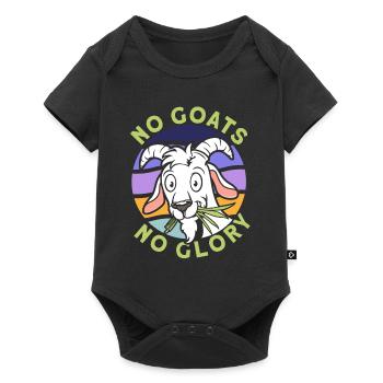 Vintage Retro Goat Breeder Goat Goat Lover - Baby Premium short-sleeve bodysuit - black - Front