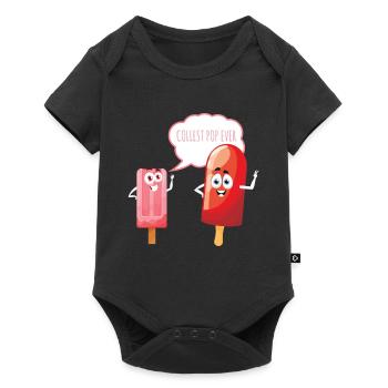 Coolest Pop Ever Ice Cream Ice Cream - Baby Premium short-sleeve bodysuit - black - Front
