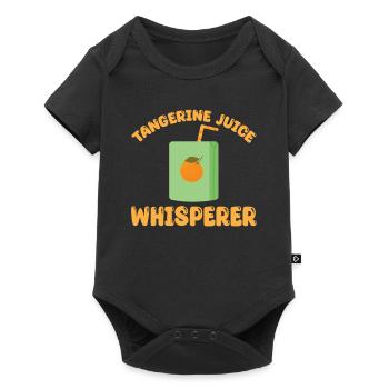Chuchoteur de jus de mandarine - Body à manches courtes Premium Bébé - noir - Devant