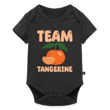 Team Mandarin - Baby Premium short-sleeve bodysuit - black - Front