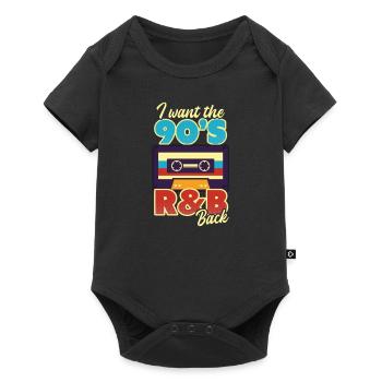 J’aime les années 90 Je veux 90s R&B de retour - Body à manches courtes Premium Bébé - noir - Devant