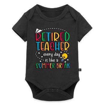 Enseignant à la retraite Enseignant à la retraite Enseignant à la retraite - Body à manches courtes Premium Bébé - noir - Devant
