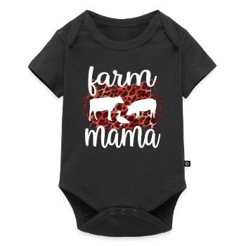 Propriétaire de la ferme Propriétaire de la ferme Épouse de l’agriculteur Agriculteur - Body à manches courtes Premium Bébé - noir - Devant